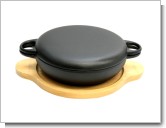 南部鉄器 及源 ニューラウンド万能鍋 特大22cm F-158