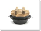 南部鉄器 岩鋳 釜めし 1合炊 木蓋付